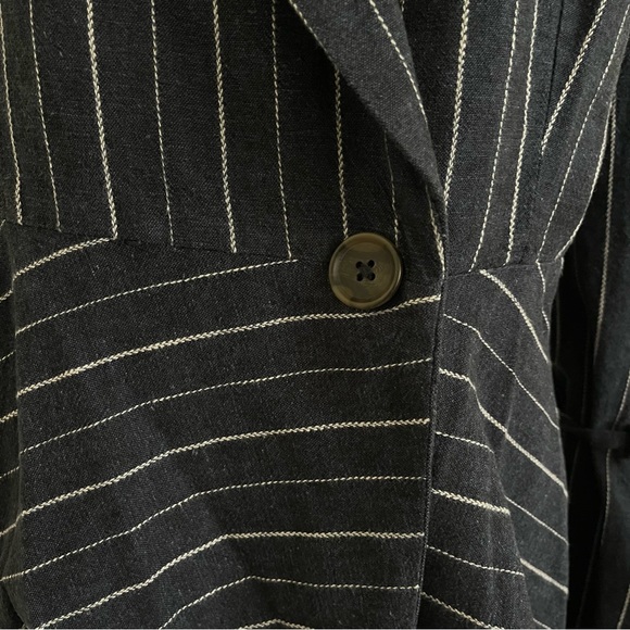 Free People Stella Striped Linen Blazer - Picture 9 of 12